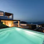 Rising Moon Villa With Sea View & Mini Pool Near Naousa Villa Molos (Paros)