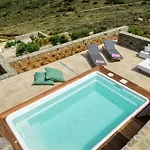 Villa Rising Moon Villa With Sea View & Mini Pool Near Naousa *