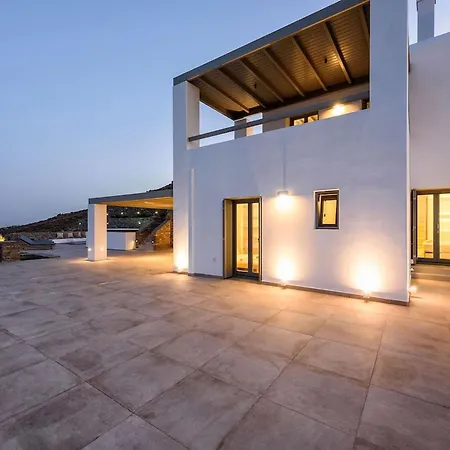 Villa Rising Moon With Sea View & Mini Pool Near Naousa