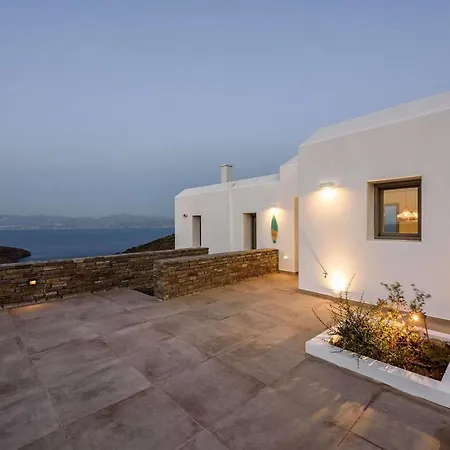Rising Moon Villa With Sea View & Mini Pool Near Naousa