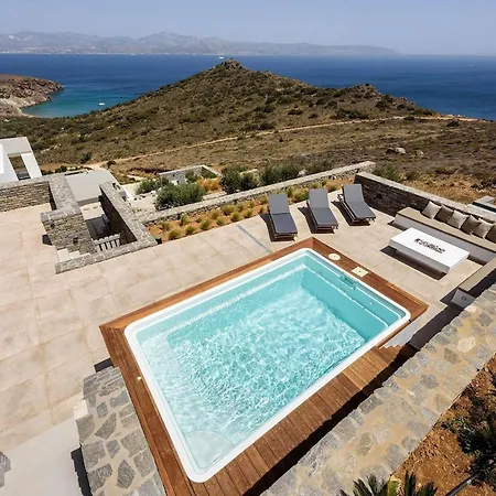 Rising Moon With Sea View & Mini Pool Near Naousa * Μώλος Πάρου