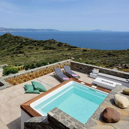 Rising Moon With Sea View & Mini Pool Near Naousa Μώλος Πάρου