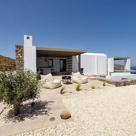 Villa Rising Moon With Sea View & Mini Pool Near Naousa