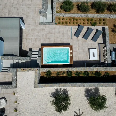 Rising Moon Villa With Sea View & Mini Pool Near Naousa Molos (Paros)