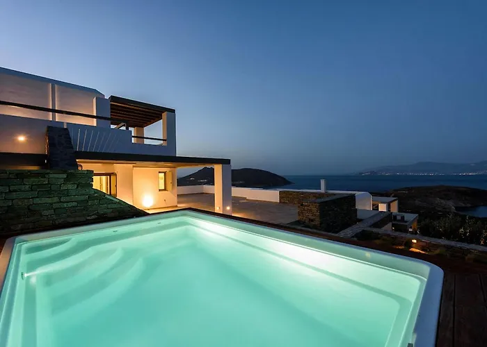 Rising Moon Sea View Near The Вилла Molos (Paros)