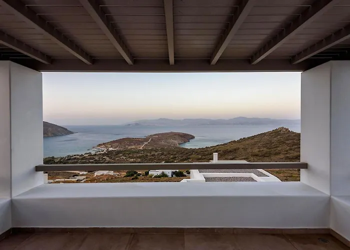 Вилла Rising Moon Sea View Near The Molos (Paros)