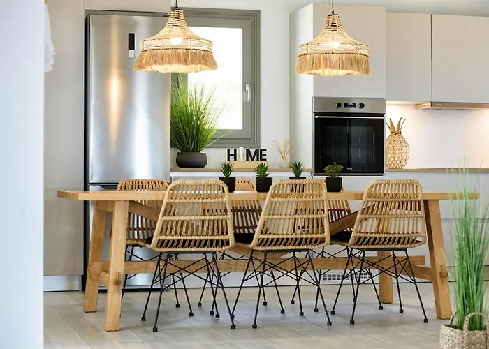 Вилла Rising Moon Sea View Near The Molos (Paros)