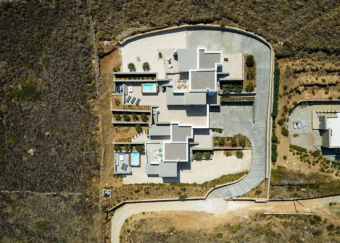 Вилла Rising Moon Sea View Near The Molos (Paros)